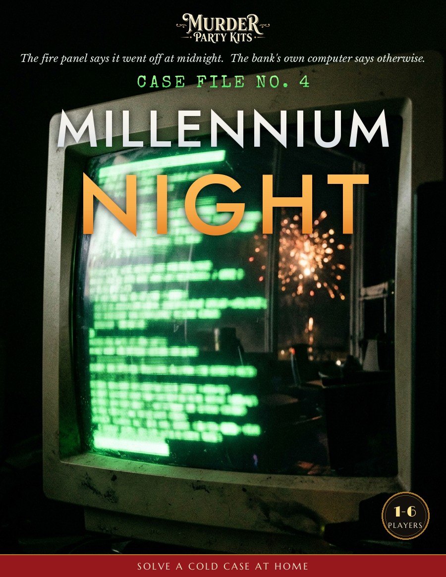 Millennium Night: printable cold case detective game