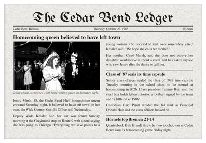 The Cedar Bend Ledger, Thursday, October 23, 1986
