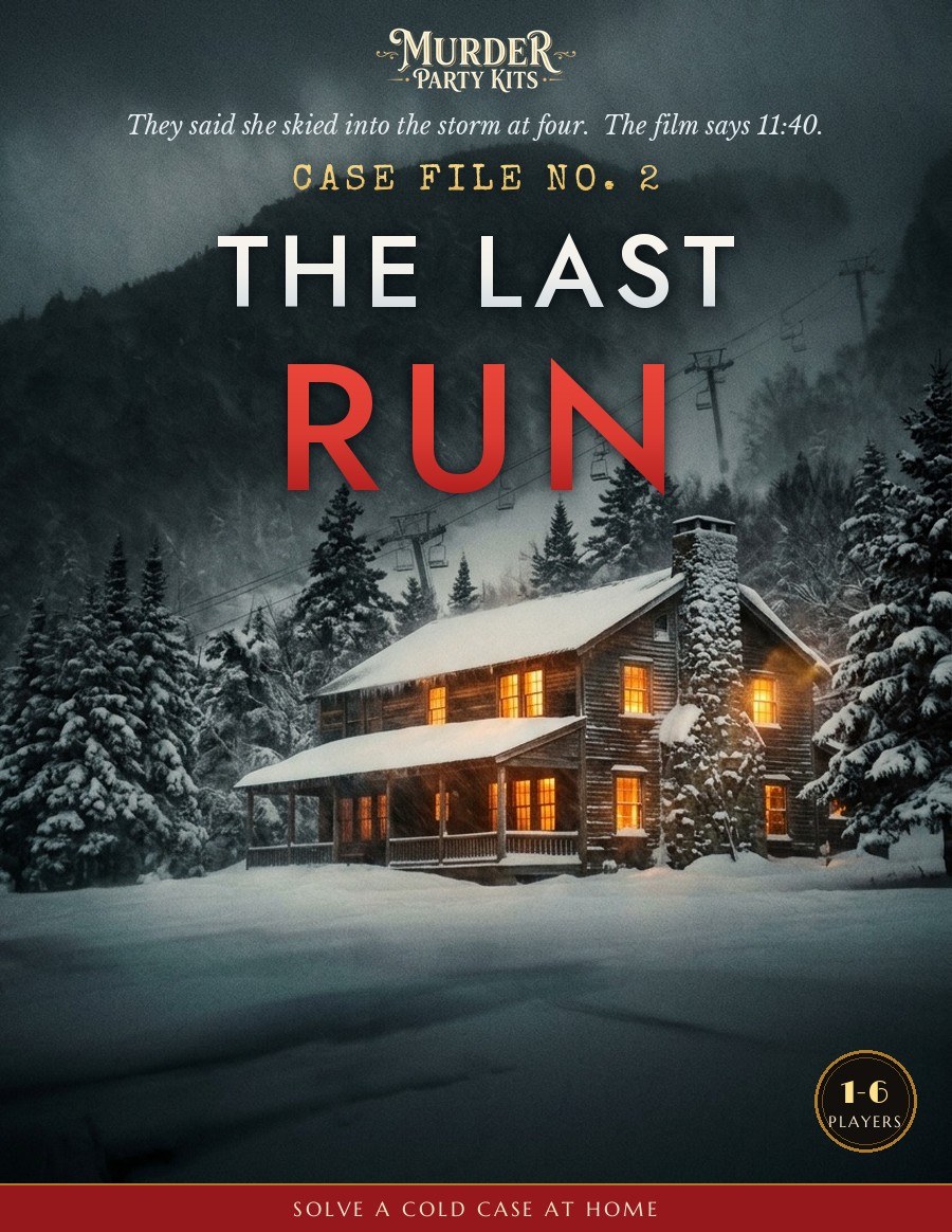 The Last Run: printable cold case detective game