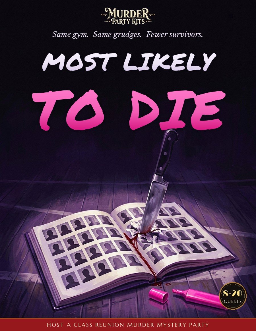 Most Likely to Die murder mystery party game