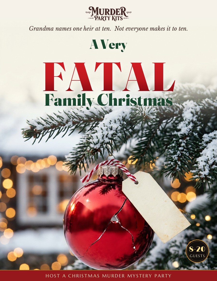 A Very Fatal Family Christmas murder mystery party game